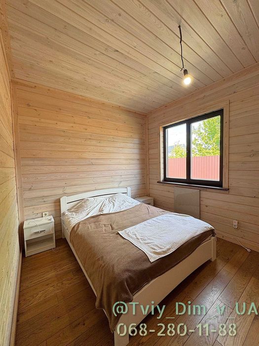 Новий одноповерховий котедж 120 м² | Екобудинок | Меблі та техніка | 6 соток | Мальовниче село Зелений Бір
