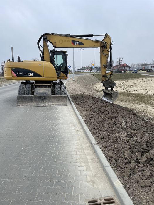 Wynajem Koparki, roboty ziemne, niwelacja terenu,wyburzenia, rozbiórki