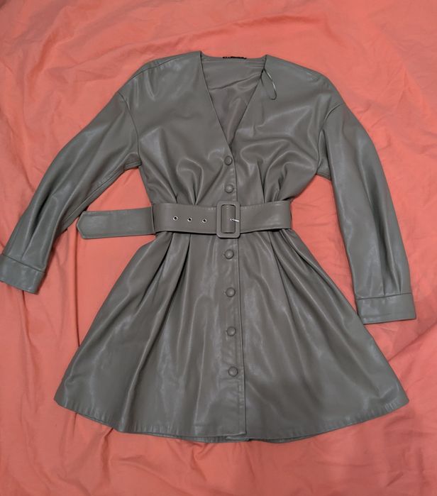 Плаття Zara екошкіра