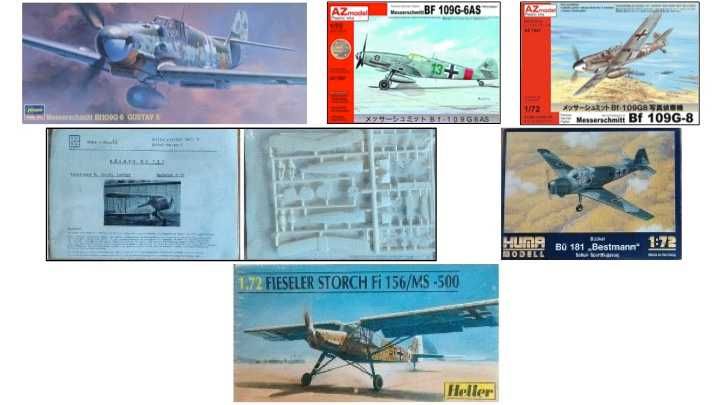 Kits 1/72 Aviões Alemães