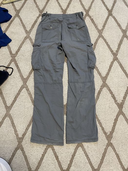 cargo bershka szare