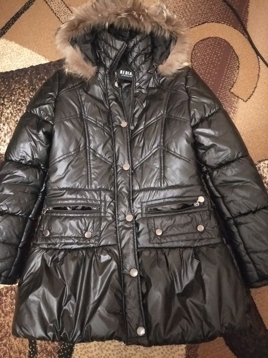 Теплий і гарний пуховик жіночий, підлітковий зимовий