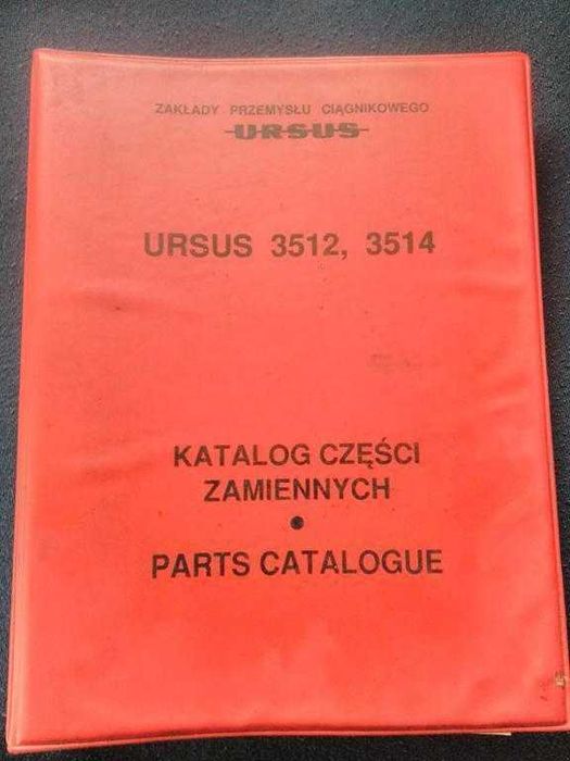 Katalog części ciągnika Ursus 3512,3514 nowy oryginał 1995 + GRATIS