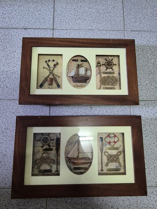 2 Quadros tema náutica
