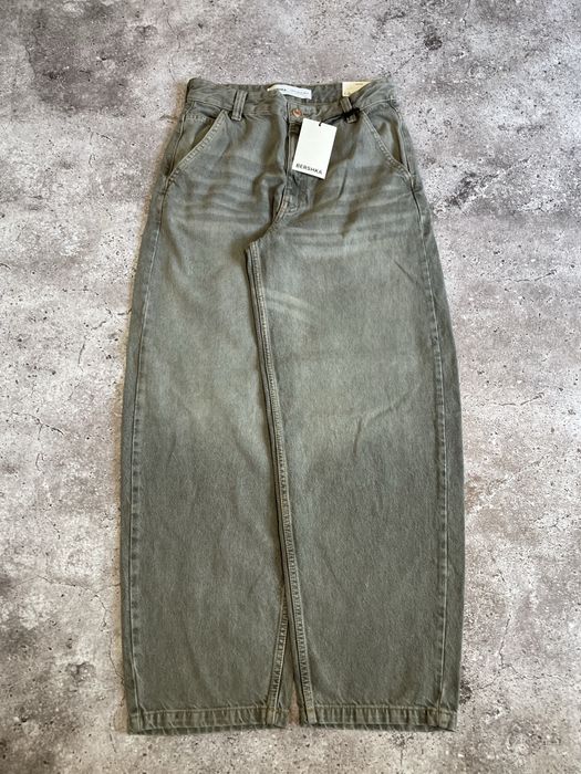 ОПТ!! (Разные цвета) Широкие джинсы Bershka skater super baggy