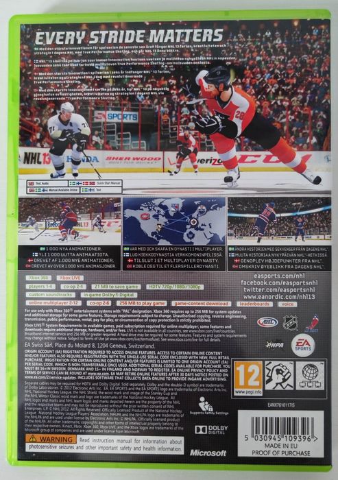 Gra NHL 13 Xbox 360