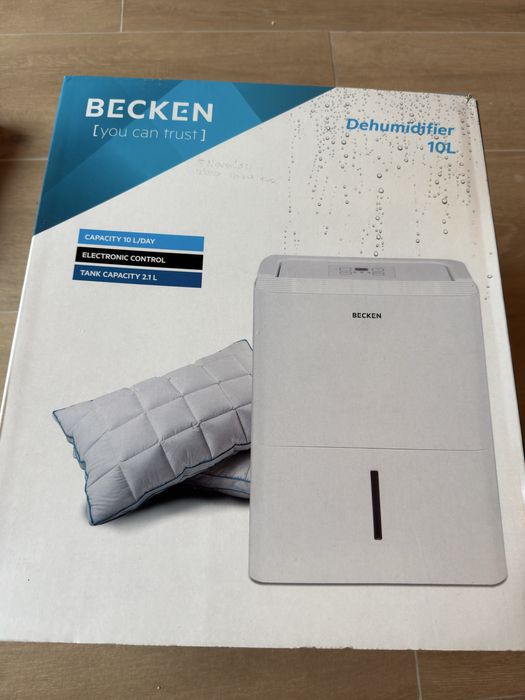 Desumidificador BECKEN 10L BDH4757 (2.1 L - 10 L/dia) como Novo