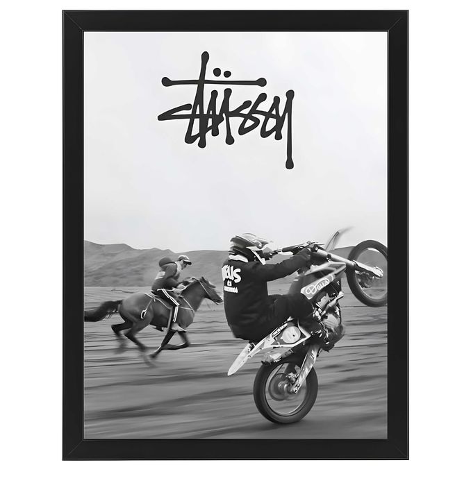 Plakat obraz z ramką A3 (30x40) Stussy Cross