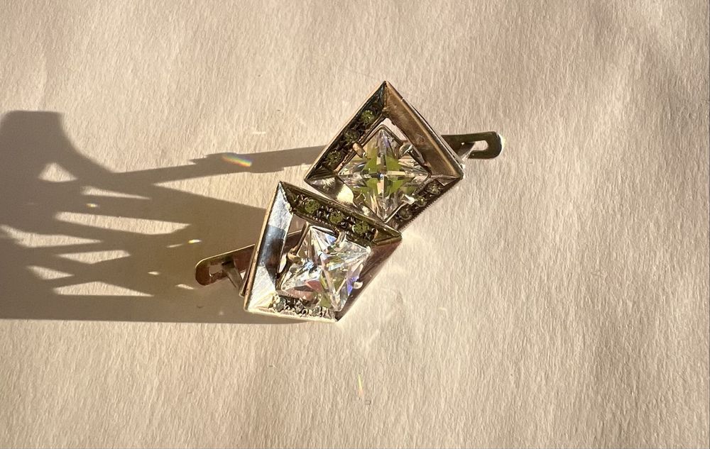 Серебряные серьги 925 пробы