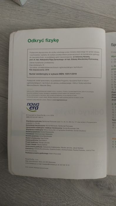 Odkryć fizykę 1 zakres podstawowy