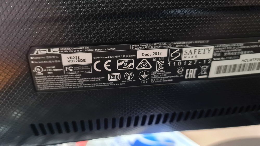 Monitor ASUS usado