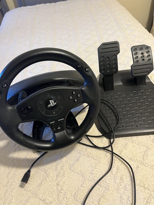 Volante e Pedais Ps4