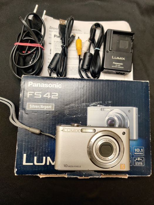 Panasonic Lumix DMC-FS42 Silver Вінтажна Мильниця фотоапарат