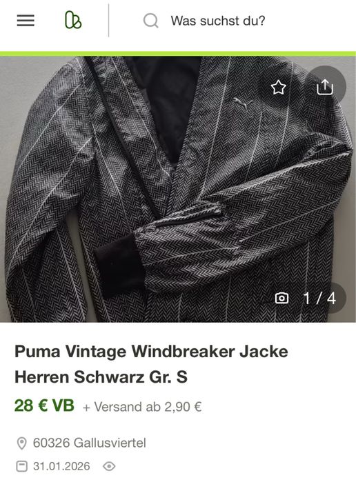 Puma Vintage Windbreaker