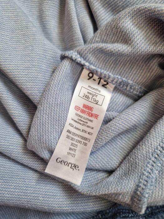 Чоловічок George Джордж 9-12 м хлопчик бодік ромпер сліп