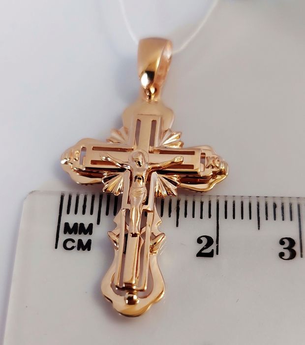 Золотий хрестик арт.15023   585 проба новий