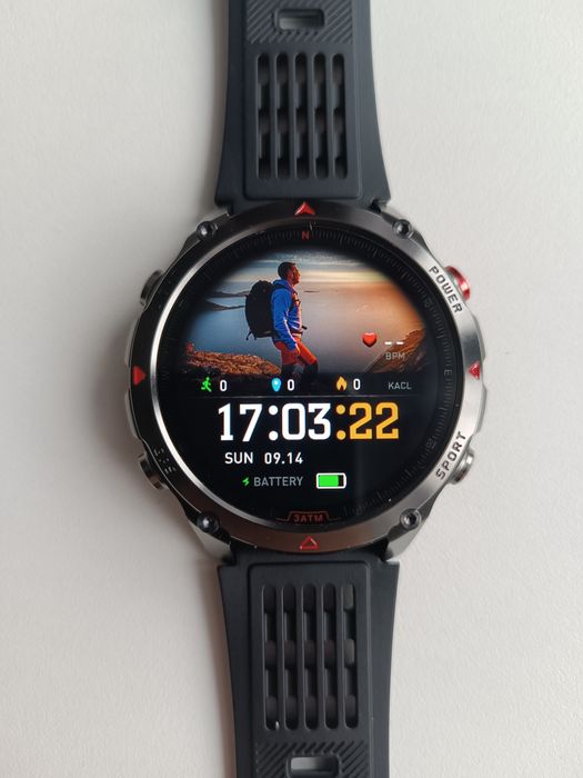 Smartwatch 1,7 cala Ultra Hd Amoled menu PL