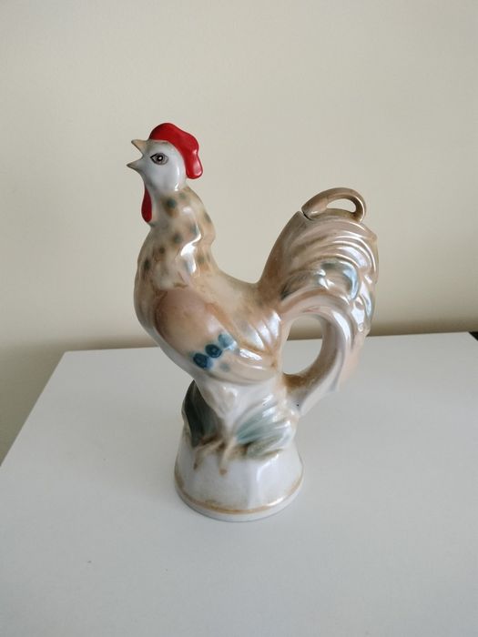 Фарфоровий півень-штоф.