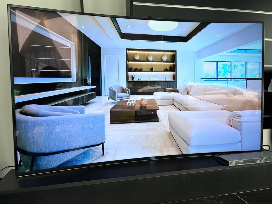 9 Серія, Перміум 4K вигнутий ТВ 55” 65” Samsung 55HU9000, 65HU9000