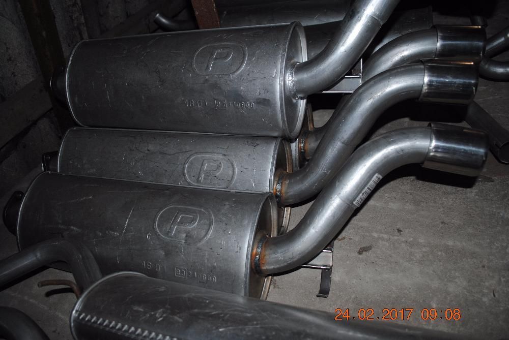 глушитель прямоток Сааб 9000