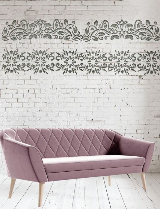 Szablon, malarski, DIY, crapbookingu, tynk ozdobny - Nr C 20