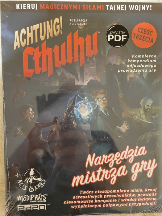 Achtung Cthulhu ZESTAW - NOWY/FOLIA/POLSKI/Dodadkowo wersja PDF gratis w środku