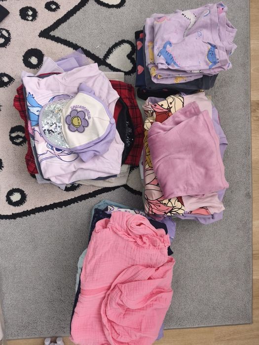 Paka ubrań dziewczynka 116 122