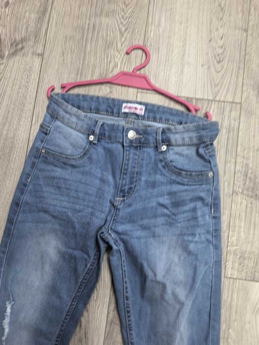 Jeansy dziewczęce Youngstyle r 140