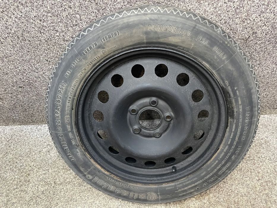 Kolo dojazdowe zapasowe zapas R17 135/90 5x120 ET18 BMW X3 E83