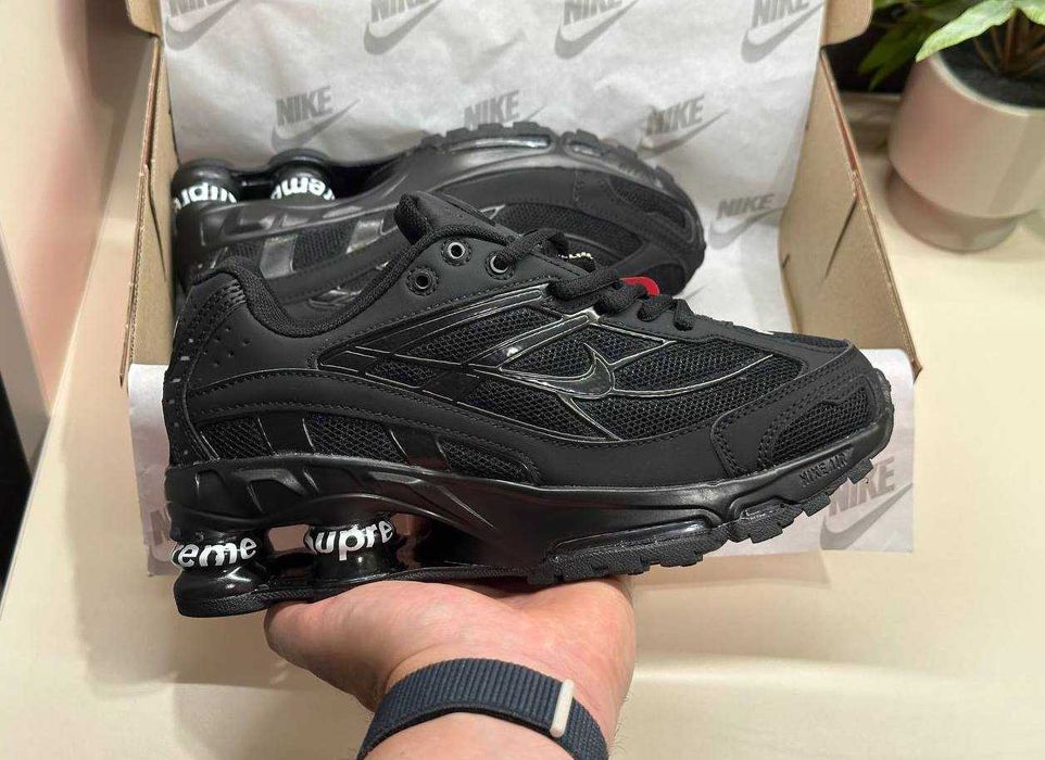 ТОП! 38-45р Nike Shox Ride 2 Supreme Black якість стильні пружини