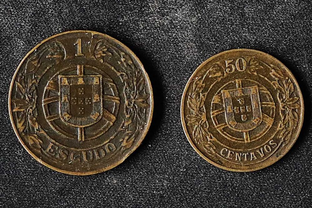 1 escudo 1924 e 50 centavos 1926