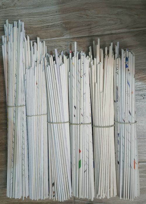 Komplet rurek wiklina papierowa 1400 sztuk- okazja