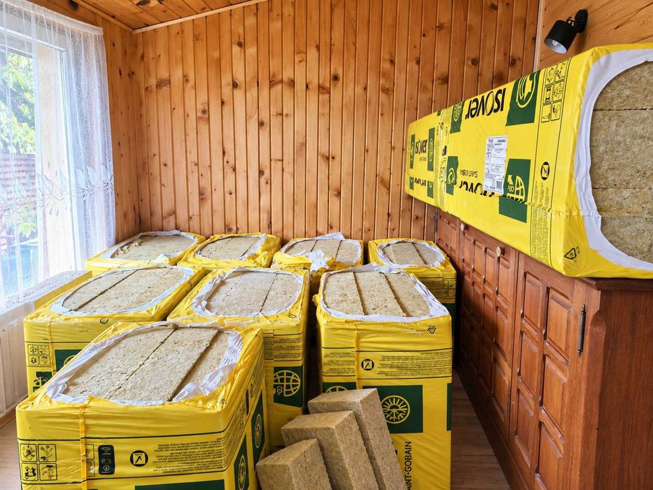 Wełna fasadowa ISOVER Fasoterm 35 12 cm – 18 m² / 10 paczek + ścinki
