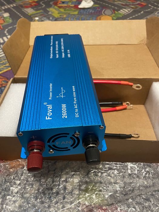Інвертор 12-220 Foval 2600 Вт чиста сінусоіда