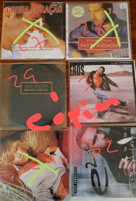 CDs cópias várias