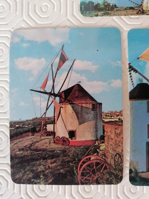 Conjunto de 6 calendários de moinhos, edição de 1985