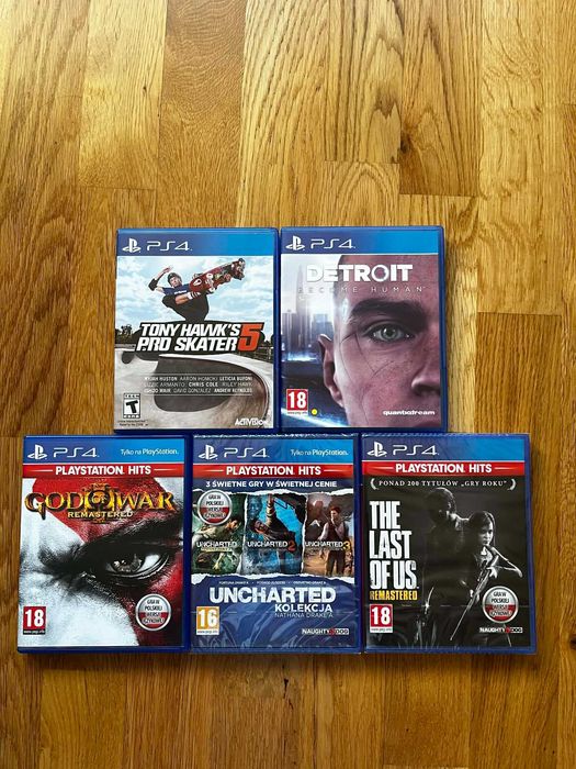 PlayStation 4 slim + 8 gier