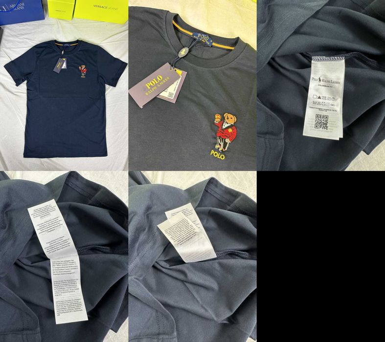 Koszulka ralph tshirt mis koszulki męskie maly znaczek kolory