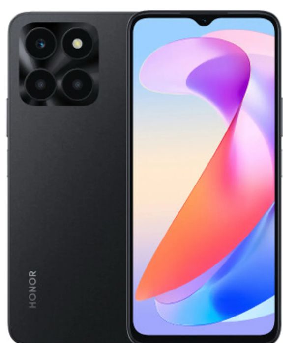 Телефон смартфон Honor X6a 4/128 GB Midnight Black