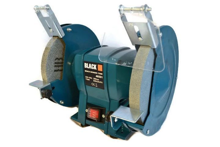 Точильный станок точило BLACK 46502 круг 150 мм Гарантия 12 месяцев