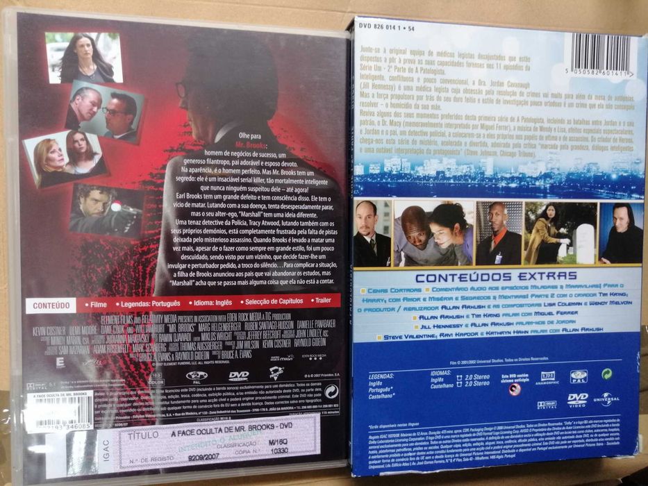 A Face Oculta de Mr. Brooks A Patologista Serie 1 2ª Parte (3 discos)