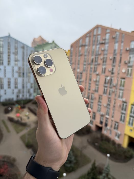 93% Аккум Идеал iPhone 14 Pro Max 128GB Gold Neverlock Айфон про мах