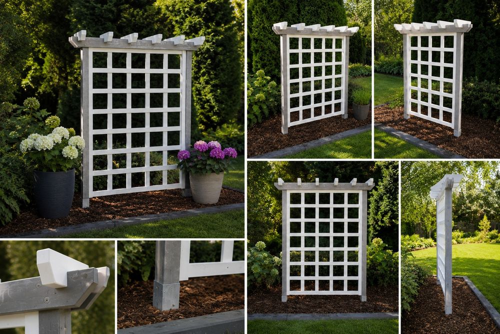Pergola ogrodowa / kratka drewniana PREMIUM pod pnącza