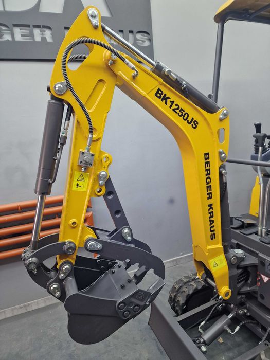NOWA Mini Koparka Berger Kraus BK1250JS JOYSTICK skrętne ramie