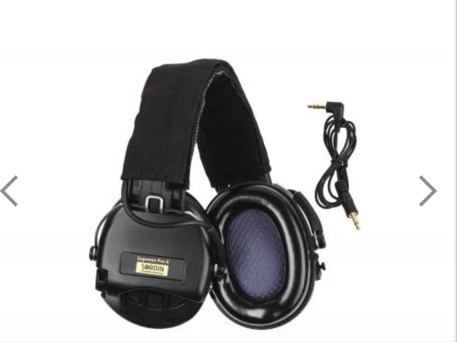 Навушники Sordin Supreme Pro-X Leather Black (75302-X-02-S)