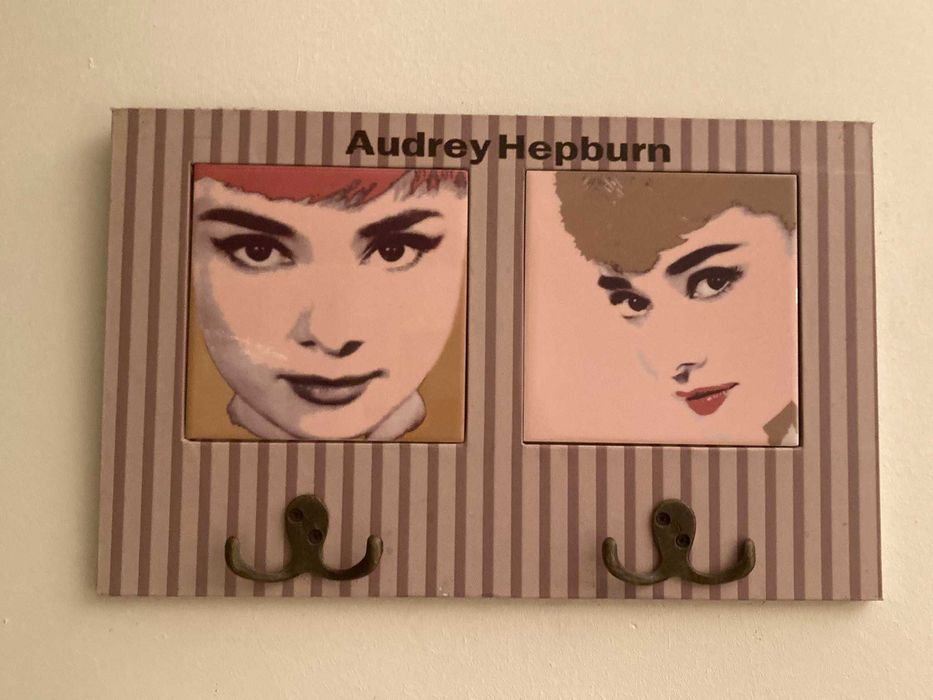 Quadros Audrey Hepburn (com azulejos)