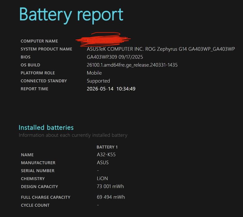 ASUS ROG Zephyrus G14 OLED RTX 5070