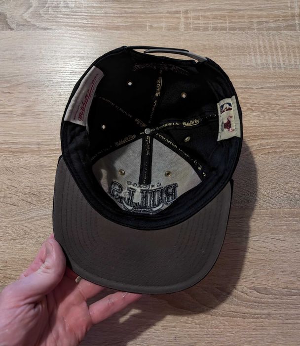 Бейсболка, снепбек, кепка Mitchell Ness с Chicago Bulls, one size