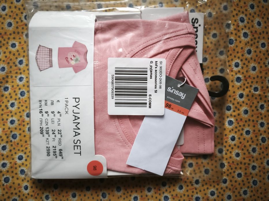 Komplet dla dziewczynki 98