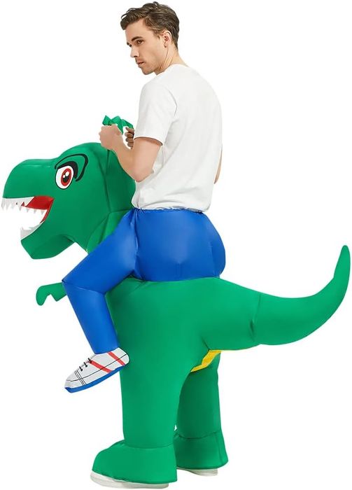 Nadmuchiwany Kostium Dinozaura Dla Dorosłych Rozmiar 150-180Cm